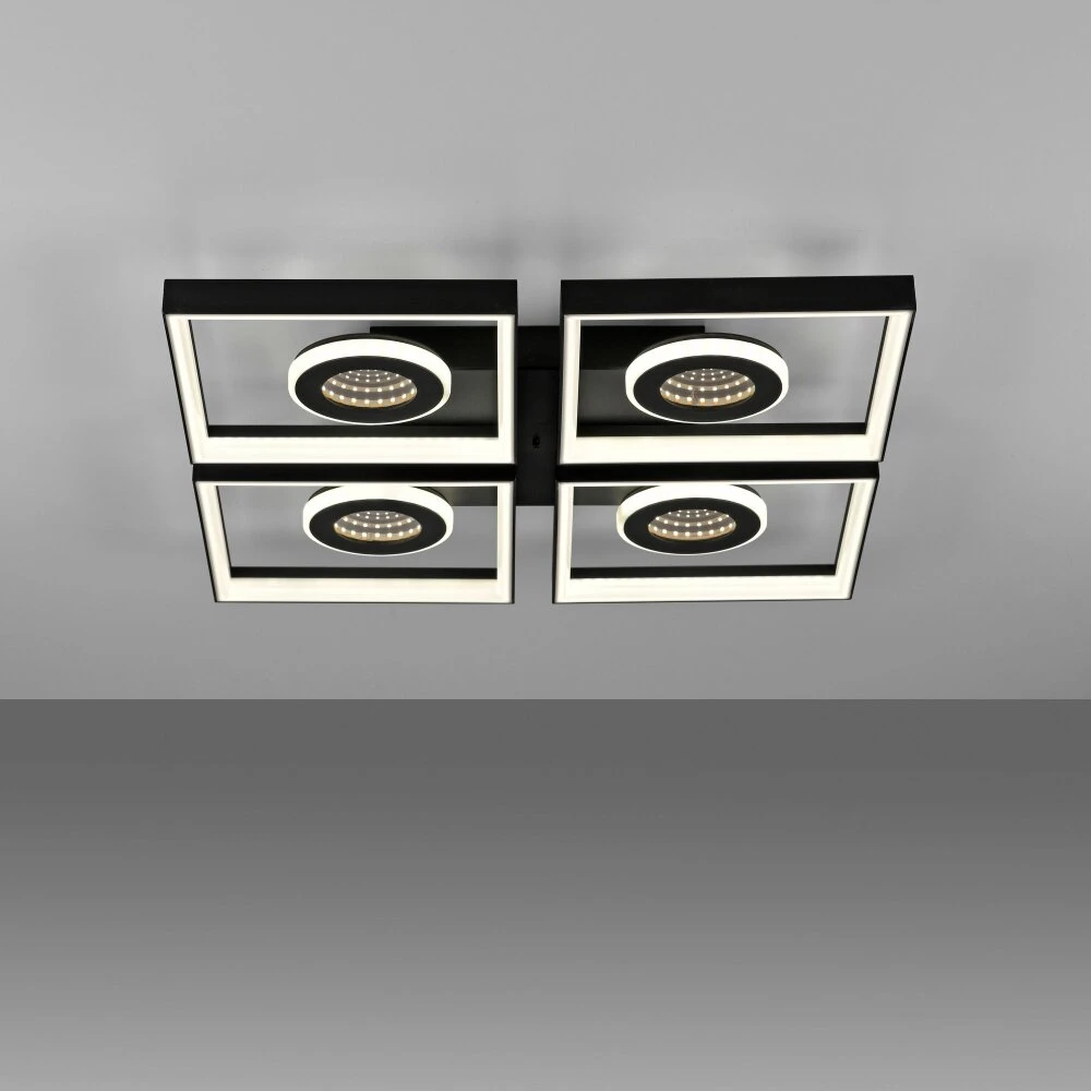 Paul Neuhaus Traforo Deckenleuchte LED Schwarz, 1-flammig, Fernbedienung 11 Paul Neuhaus Traforo Deckenleuchte LED Schwarz, 1-flammig, Fernbedienung – Bild 11