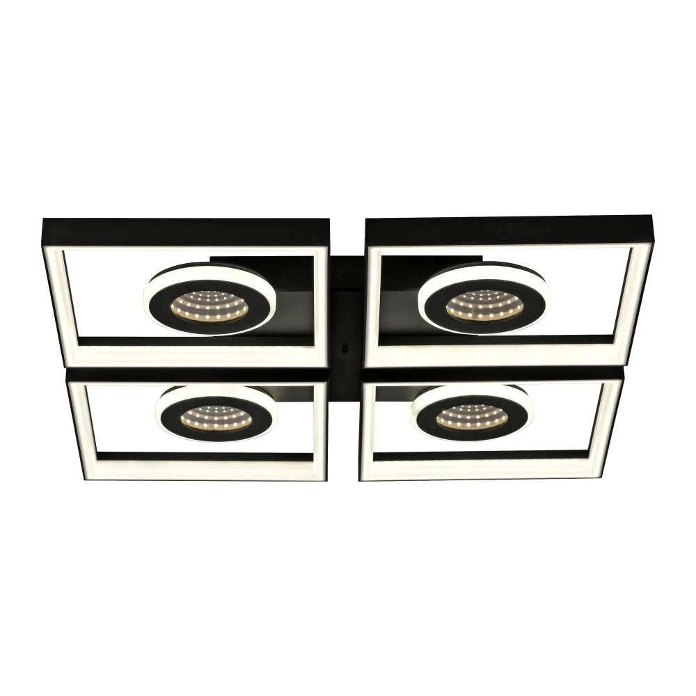 Paul Neuhaus Traforo Deckenleuchte LED Schwarz, 1-flammig, Fernbedienung 15 Paul Neuhaus Traforo Deckenleuchte LED Schwarz, 1-flammig, Fernbedienung – Bild 15