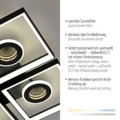 Paul Neuhaus Traforo Deckenleuchte LED Schwarz, 1-flammig, Fernbedienung 19 Paul Neuhaus Traforo Deckenleuchte LED Schwarz, 1-flammig, Fernbedienung -LEDVANCE Verkäufe paul neuhaus traforo deckenleuchte 6855 18 3