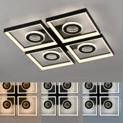 Paul Neuhaus Traforo Deckenleuchte LED Schwarz, 1-flammig, Fernbedienung 21 Paul Neuhaus Traforo Deckenleuchte LED Schwarz, 1-flammig, Fernbedienung -LEDVANCE Verkäufe paul neuhaus traforo deckenleuchte 6855 18 5