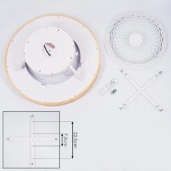 Penon Deckenventilator LED Weiß, 1-flammig, Fernbedienung -LEDVANCE Verkäufe penon deckenventilator h3428238 4