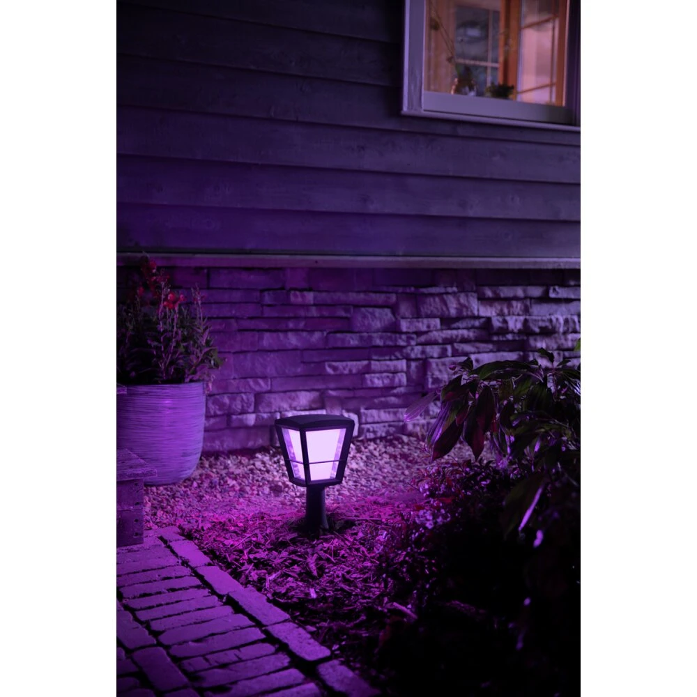 Philips Hue Ambiance White & Color Econic Sockelleuchte LED Schwarz, 1-flammig, Farbwechsler 5 Philips Hue Ambiance White & Color Econic Sockelleuchte LED Schwarz, 1-flammig, Farbwechsler – Bild 5