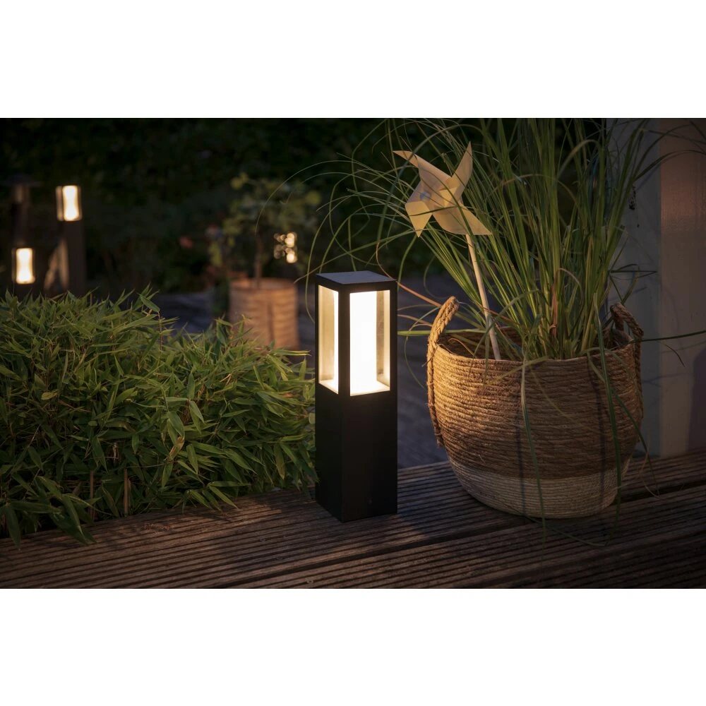 Philips Hue Ambiance White & Color Impress Sockelleuchte, Erweiterungs-Set LED Schwarz, 1-flammig, Farbwechsler 6 Philips Hue Ambiance White & Color Impress Sockelleuchte, Erweiterungs-Set LED Schwarz, 1-flammig, Farbwechsler – Bild 6