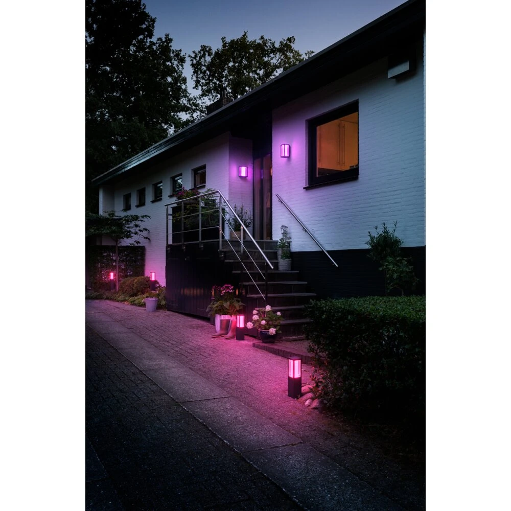 Philips Hue Ambiance White & Color Impress Sockelleuchte, Erweiterungs-Set LED Schwarz, 1-flammig, Farbwechsler 9 Philips Hue Ambiance White & Color Impress Sockelleuchte, Erweiterungs-Set LED Schwarz, 1-flammig, Farbwechsler – Bild 9