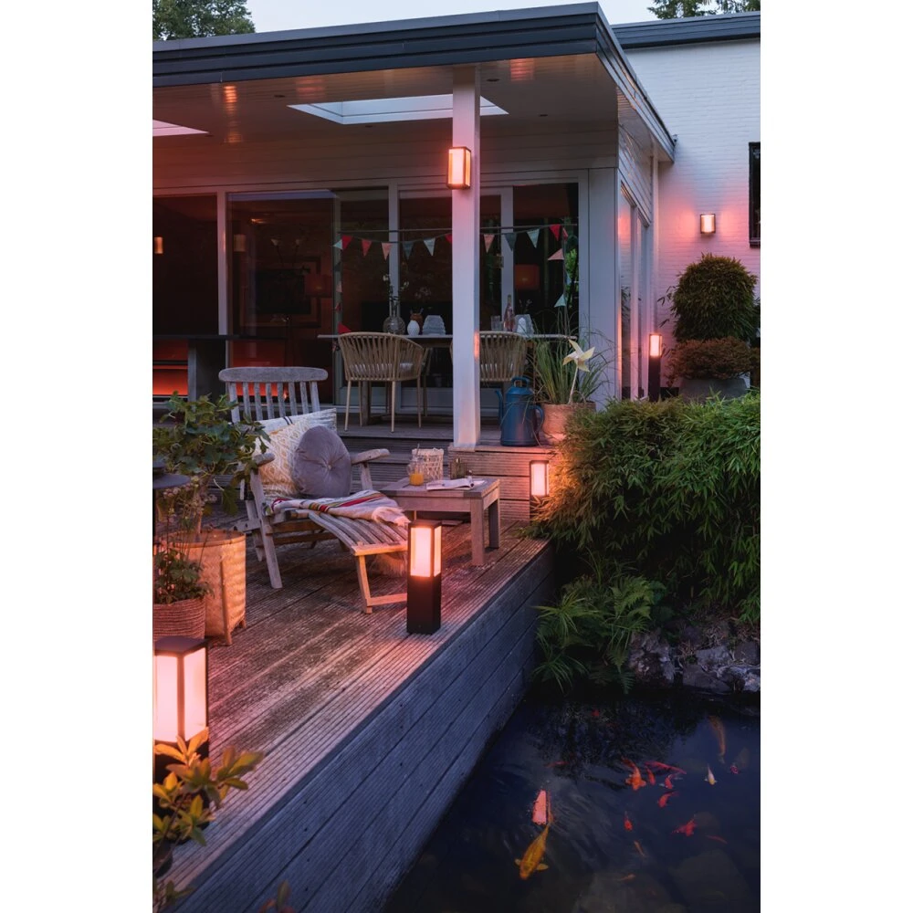 Philips Hue Ambiance White & Color Impress Sockelleuchte, Erweiterungs-Set LED Schwarz, 1-flammig, Farbwechsler 10 Philips Hue Ambiance White & Color Impress Sockelleuchte, Erweiterungs-Set LED Schwarz, 1-flammig, Farbwechsler – Bild 10