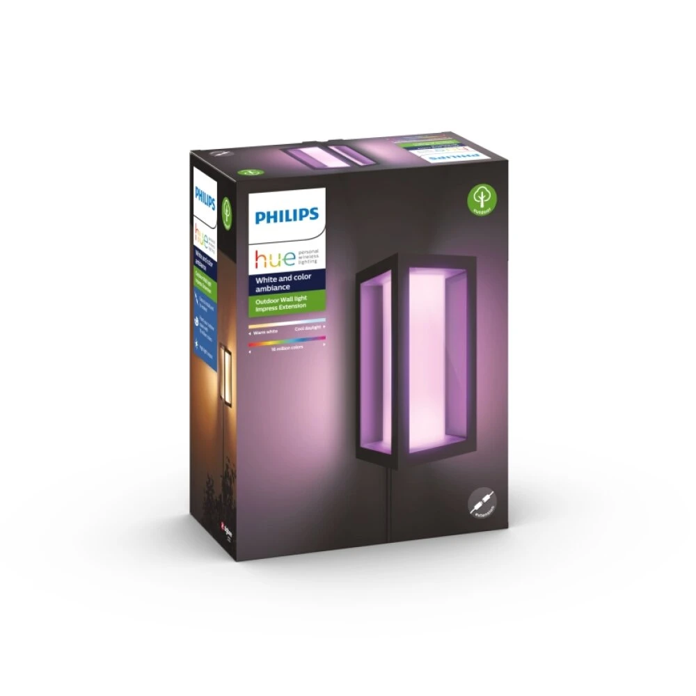 Philips Hue Ambiance White & Color Impress Wandleuchte Erweiterung LED Schwarz, 2-flammig 15 Philips Hue Ambiance White & Color Impress Wandleuchte Erweiterung LED Schwarz, 2-flammig – Bild 15