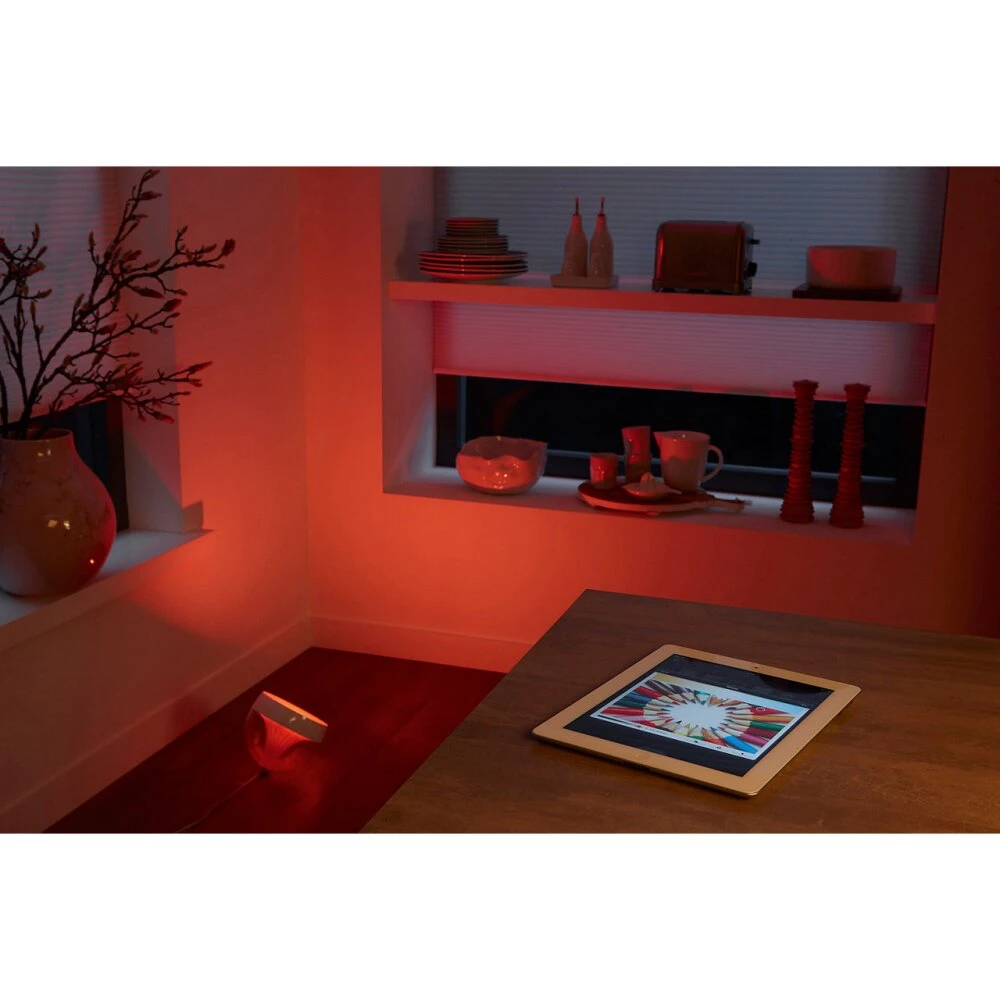 Philips Hue Ambiance White & Color Iris Tischleuchte LED Transparent, Klar, Weiß, 1-flammig, Farbwechsler 11 Philips Hue Ambiance White & Color Iris Tischleuchte LED Transparent, Klar, Weiß, 1-flammig, Farbwechsler – Bild 11