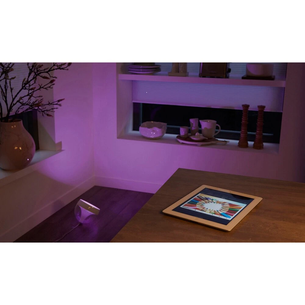 Philips Hue Ambiance White & Color Iris Tischleuchte LED Transparent, Klar, Weiß, 1-flammig, Farbwechsler 14 Philips Hue Ambiance White & Color Iris Tischleuchte LED Transparent, Klar, Weiß, 1-flammig, Farbwechsler – Bild 14