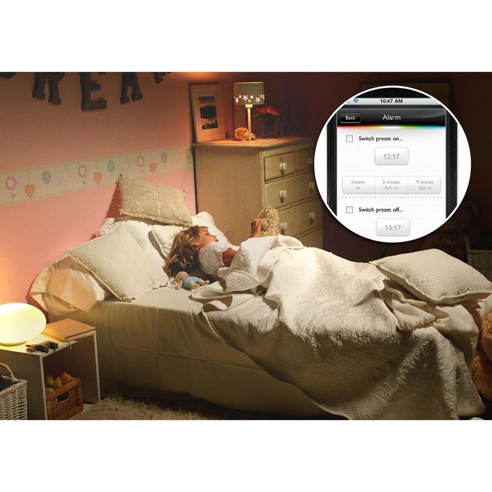 Philips Hue Ambiance White & Color Iris Tischleuchte LED Transparent, Klar, Weiß, 1-flammig, Farbwechsler 6 Philips Hue Ambiance White & Color Iris Tischleuchte LED Transparent, Klar, Weiß, 1-flammig, Farbwechsler – Bild 6