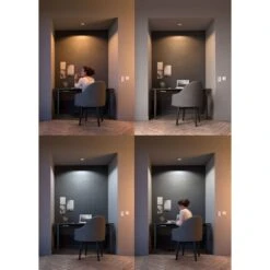 Philips Hue Ambiance White Milliskin Einbauspot Basis-Set Silber, 1-flammig, Fernbedienung -LEDVANCE Verkäufe philips hue ambiance white milliskin einbauspot basis set 8718696161104 6