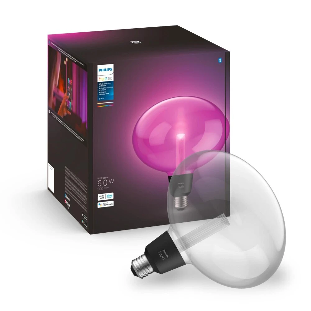 Philips Hue E27 LED 6,5 Watt 2000-6500 Kelvin 500 Lumen 1 Philips Hue E27 LED 6,5 Watt 2000-6500 Kelvin 500 Lumen