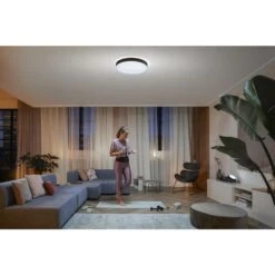 Philips Hue Enrave Deckenleuchte LED Schwarz, 1-flammig, Fernbedienung 13 Philips Hue Enrave Deckenleuchte LED Schwarz, 1-flammig, Fernbedienung -LEDVANCE Verkäufe philips hue enrave deckenleuchte 8718696176481 2