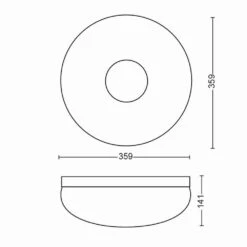Philips Hue Flourish Deckenlampe LED Weiß, 1-flammig, Farbwechsler -LEDVANCE Verkäufe philips hue flourish deckenlampe 8719514343504 7