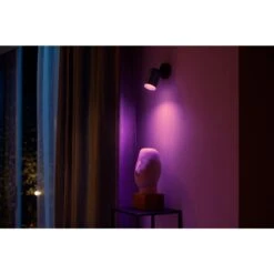 Philips Hue Fugato Deckenleuchte LED Schwarz, 1-flammig, Farbwechsler