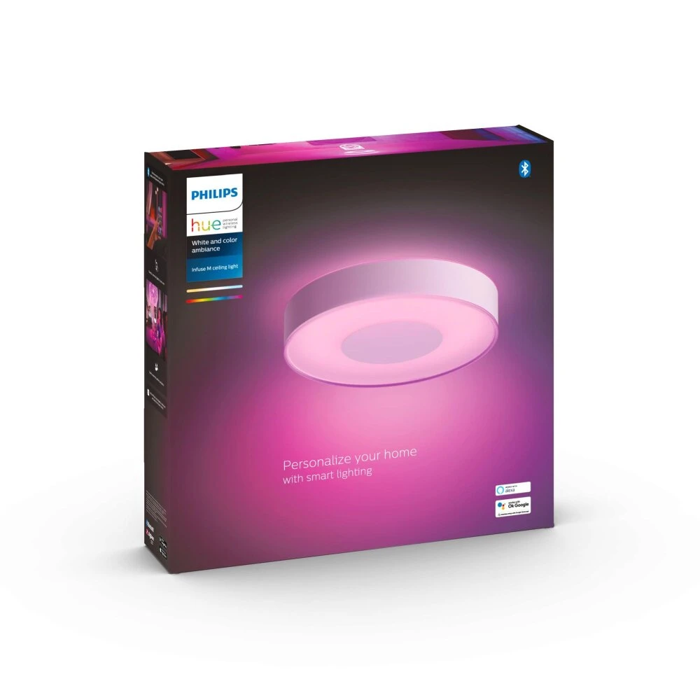 Philips Hue Infuse Deckenleuchte LED Weiß, 1-flammig, Farbwechsler 7 Philips Hue Infuse Deckenleuchte LED Weiß, 1-flammig, Farbwechsler – Bild 7