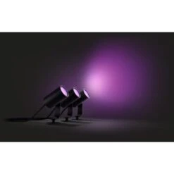 Philips Hue Lily Gartenspot, 3er Basis-Set LED Schwarz, 1-flammig, Farbwechsler -LEDVANCE Verkäufe philips hue lily gartenspot 3er basis set 8718696167960 2