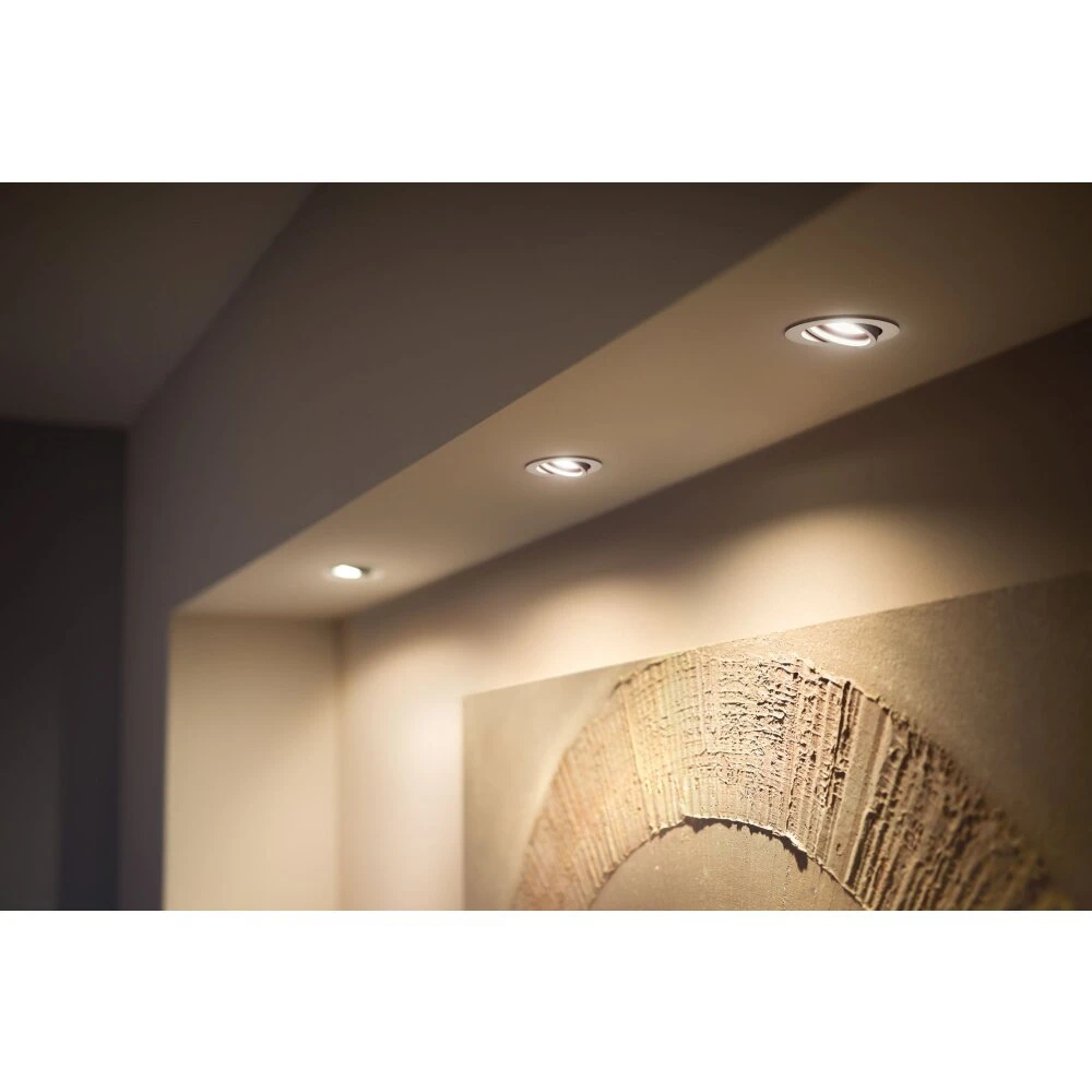 Philips Hue Milliskin 3er Set Einbauleuchte LED Weiß, 3-flammig 5 Philips Hue Milliskin 3er Set Einbauleuchte LED Weiß, 3-flammig – Bild 5