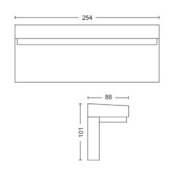 Philips Hue Nyro Außenwandleuchte LED Schwarz, 1-flammig, Farbwechsler -LEDVANCE Verkäufe philips hue nyro aussenwandleuchte 8718696174302 6