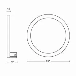 Philips Hue Sana Wandleuchte LED Schwarz, 1-flammig, Farbwechsler -LEDVANCE Verkäufe philips hue sana wandleuchte 8719514343382 7