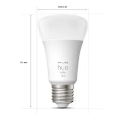 Philips Hue White 2er Set LED E27 9,5 Watt 2700 Kelvin 1055 Lumen -LEDVANCE Verkäufe philips hue white 2er set led e27 9 5 watt 2700 kelvin 1055 lumen 8719514289116 3