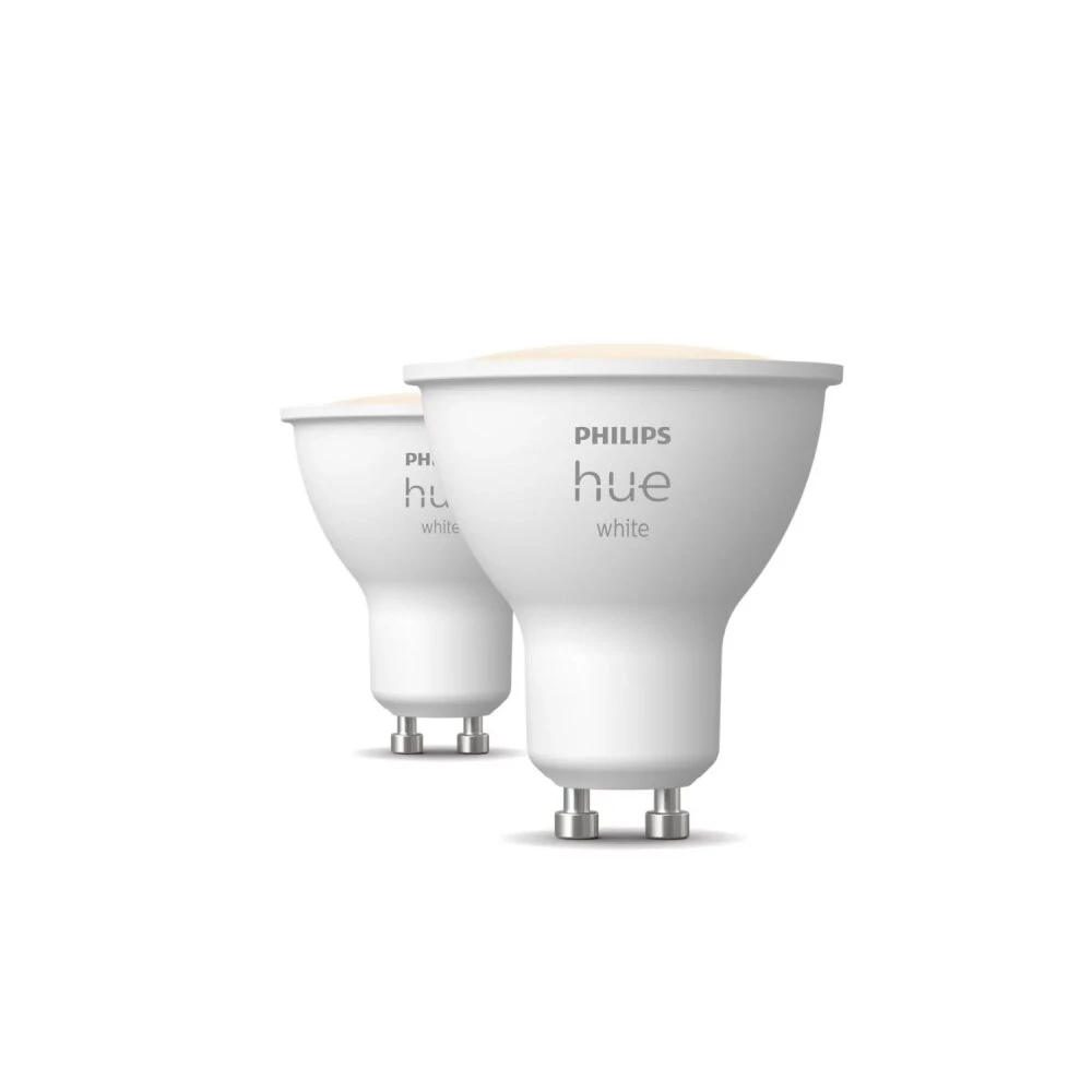 Philips Hue White 2er Set LED GU10 4,2 Watt 2700 Kelvin 400 Lumen 8 Philips Hue White 2er Set LED GU10 4,2 Watt 2700 Kelvin 400 Lumen – Bild 8
