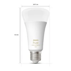 Philips Hue White Ambiance LED E27 13,5 Watt 2200 - 6500 Kelvin 1200 Lumen 13 Philips Hue White Ambiance LED E27 13,5 Watt 2200 - 6500 Kelvin 1200 Lumen -LEDVANCE Verkäufe philips hue white ambiance led e27 13 5 watt 2200 6500 kelvin 1200 lumen 8719514288195 3