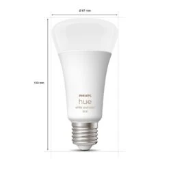 Philips Hue White & Col. Amb. LED E27 15 Watt 2200 - 6500 Kelvin 1200 Lumen -LEDVANCE Verkäufe philips hue white col amb led e27 15 watt 2200 6500 kelvin 1200 lumen 8719514288157 3