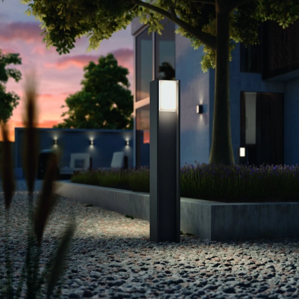 Philips Hue White Turaco Wegeleuchte LED Anthrazit, 1-flammig 2 Philips Hue White Turaco Wegeleuchte LED Anthrazit, 1-flammig – Bild 2