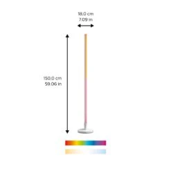 Philips WiZ Pole Floor Light Tischleuchte LED Weiß, 1-flammig, Farbwechsler 11 Philips WiZ Pole Floor Light Tischleuchte LED Weiß, 1-flammig, Farbwechsler -LEDVANCE Verkäufe philips wiz pole floor light tischleuchte 8719514554375 2