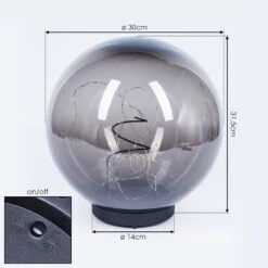 Pollenca Solar-Tischleuchte LED Schwarz, 50-flammig -LEDVANCE Verkäufe pollenca solar tischleuchte h3420379 3