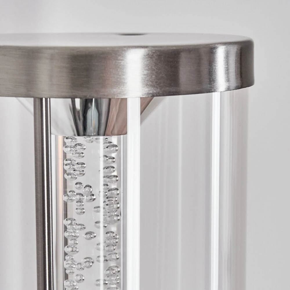 Popoyan Außenwandleuchte LED Nickel-Matt, 2-flammig 6 Popoyan Außenwandleuchte LED Nickel-Matt, 2-flammig – Bild 6