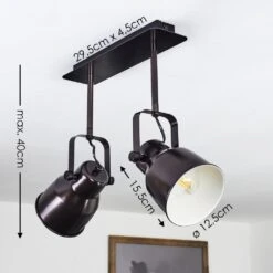 Presa Deckenleuchte Schwarz, 2-flammig -LEDVANCE Verkäufe presa deckenleuchte h3389164 3