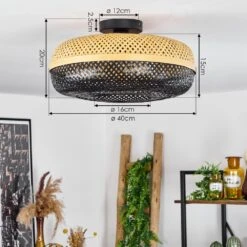 Pucapa Deckenleuchte Schwarz, 1-flammig -LEDVANCE Verkäufe pucapa deckenleuchte h3610244 3