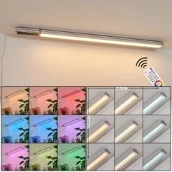 Raivo Unterbauleuchte LED Schwarz, Silber, 1-flammig, Fernbedienung, Farbwechsler