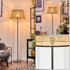 Ramila Stehleuchte 45 Cm Schwarz, 1-flammig