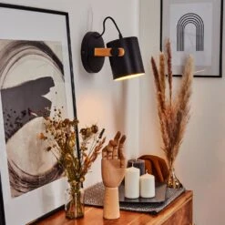 Rebbenas Wandleuchte Naturfarben, Schwarz, 1-flammig -LEDVANCE Verkäufe rebbenas wandleuchte h3546505 10