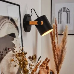 Rebbenas Wandleuchte Naturfarben, Schwarz, 1-flammig -LEDVANCE Verkäufe rebbenas wandleuchte h3546505 8