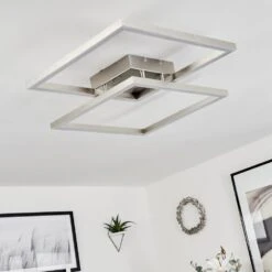 Relous Deckenleuchte LED Edelstahl, 2-flammig, Fernbedienung, Farbwechsler -LEDVANCE Verkäufe relous deckenleuchte h3672150 11