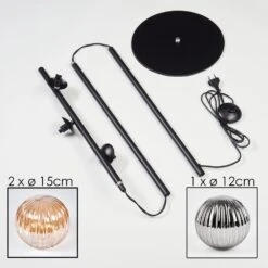 Remaisnil Stehleuchte Glas 12 Cm, 15 Cm Schwarz, 3-flammig -LEDVANCE Verkäufe remaisnil stehleuchte glas 12 cm 15 cm h3781531 4