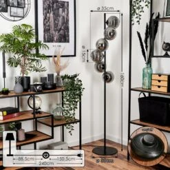 Remaisnil Stehleuchte Glas 15 Cm Rauchfarben, 6-flammig -LEDVANCE Verkäufe remaisnil stehleuchte glas 15 cm h3769249 3