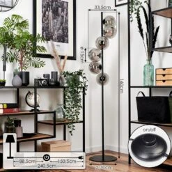 Remaisnil Stehleuchte Rauchfarben, 6-flammig -LEDVANCE Verkäufe remaisnil stehleuchte h3737286 3