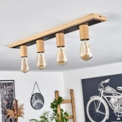 Represita Deckenleuchte Naturfarben, Schwarz, 4-flammig -LEDVANCE Verkäufe represita deckenleuchte h3697696 9