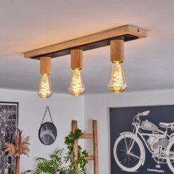 Represita Deckenleuchte Naturfarben, Schwarz, 3-flammig -LEDVANCE Verkäufe represita deckenleuchte h3698488 8