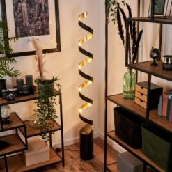 Rezat Stehleuchte LED Schwarz-Gold, 1-flammig -LEDVANCE Verkäufe rezat stehleuchte h3307281 10