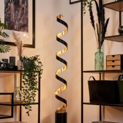 Rezat Stehleuchte LED Schwarz-Gold, 1-flammig -LEDVANCE Verkäufe rezat stehleuchte h3307281 8