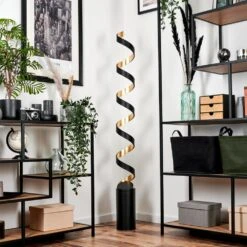 Rezat Stehleuchte LED Schwarz-Gold, 1-flammig -LEDVANCE Verkäufe rezat stehleuchte h3307281 9