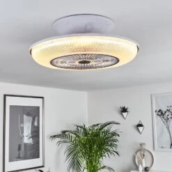 Riccione Deckenventilator LED Weiß, 1-flammig, Fernbedienung, Farbwechsler -LEDVANCE Verkäufe riccione deckenventilator h3428122 6