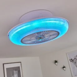 Riccione Deckenventilator LED Weiß, 1-flammig, Fernbedienung, Farbwechsler -LEDVANCE Verkäufe riccione deckenventilator h3428122 8