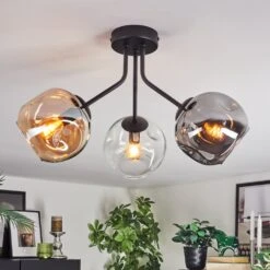 Ripoll Deckenleuchte Glas 15 Cm Bernsteinfarben, Klar, Rauchfarben, 3-flammig -LEDVANCE Verkäufe ripoll deckenleuchte glas 15 cm h3884331 6