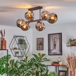 Ripoll Deckenleuchte Glas 15 Cm Chrom, Rauchfarben, 6-flammig -LEDVANCE Verkäufe ripoll deckenleuchte glas 15 cm h9008903 6